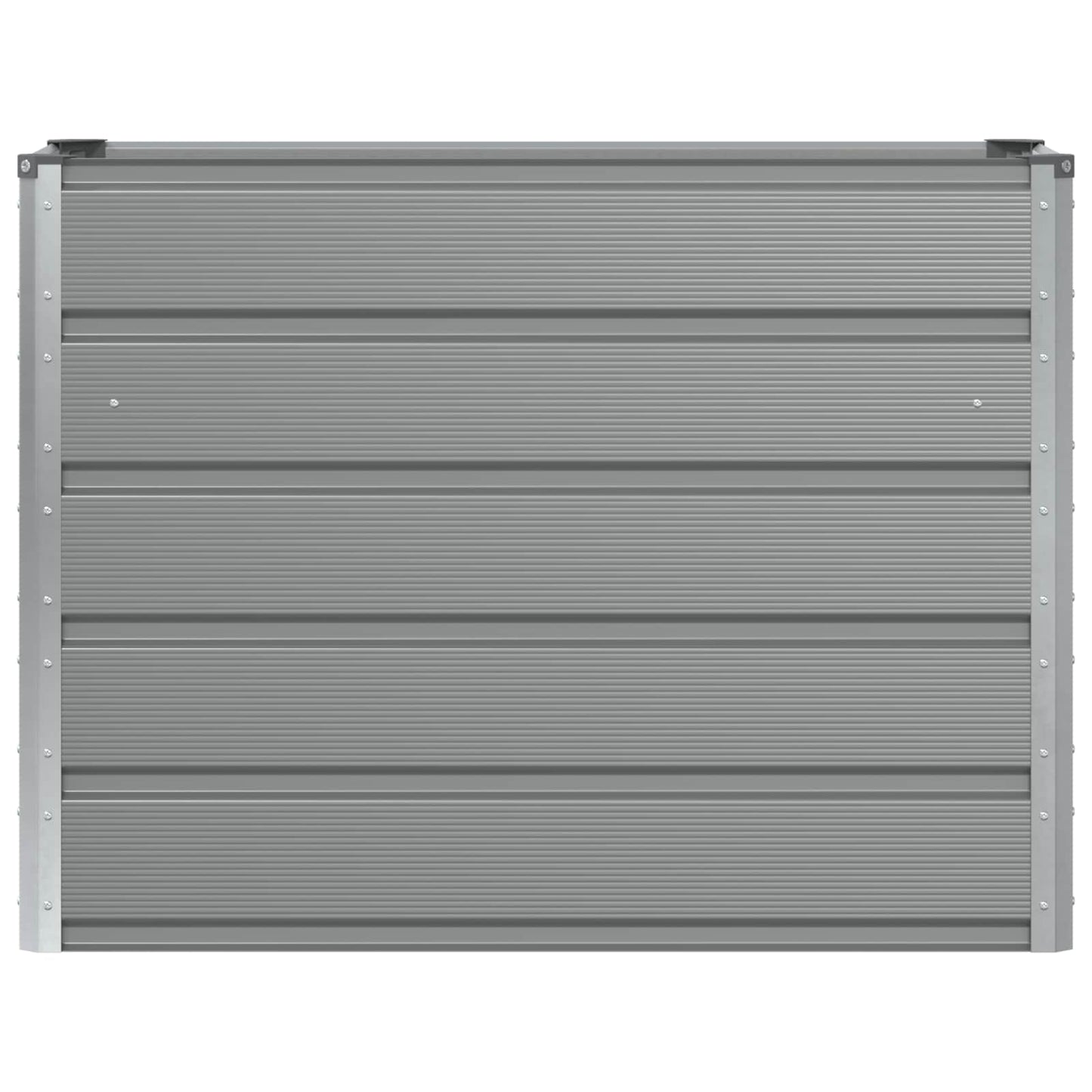 Planteringskärl Ljusgrå 100 x 40 x 75 cm Stål