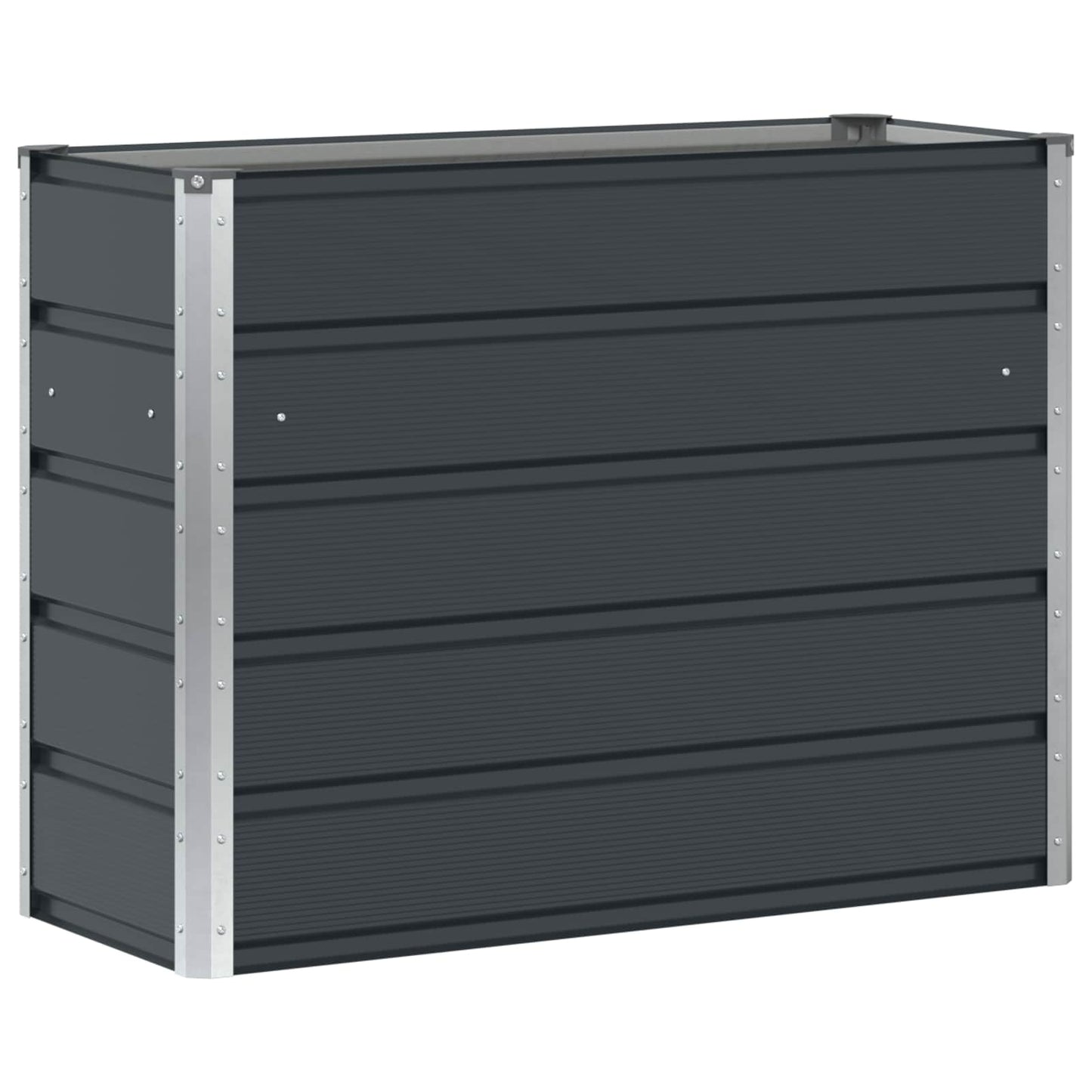 Planteringskärl Antracit 100 x 40 x 75 cm Stål
