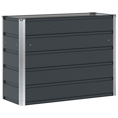 Planteringskärl Antracit 100 x 40 x 75 cm Stål