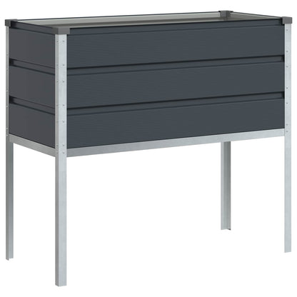 Planteringskärl Antracit 100 x 45 x 90 cm Galvaniserat Stål