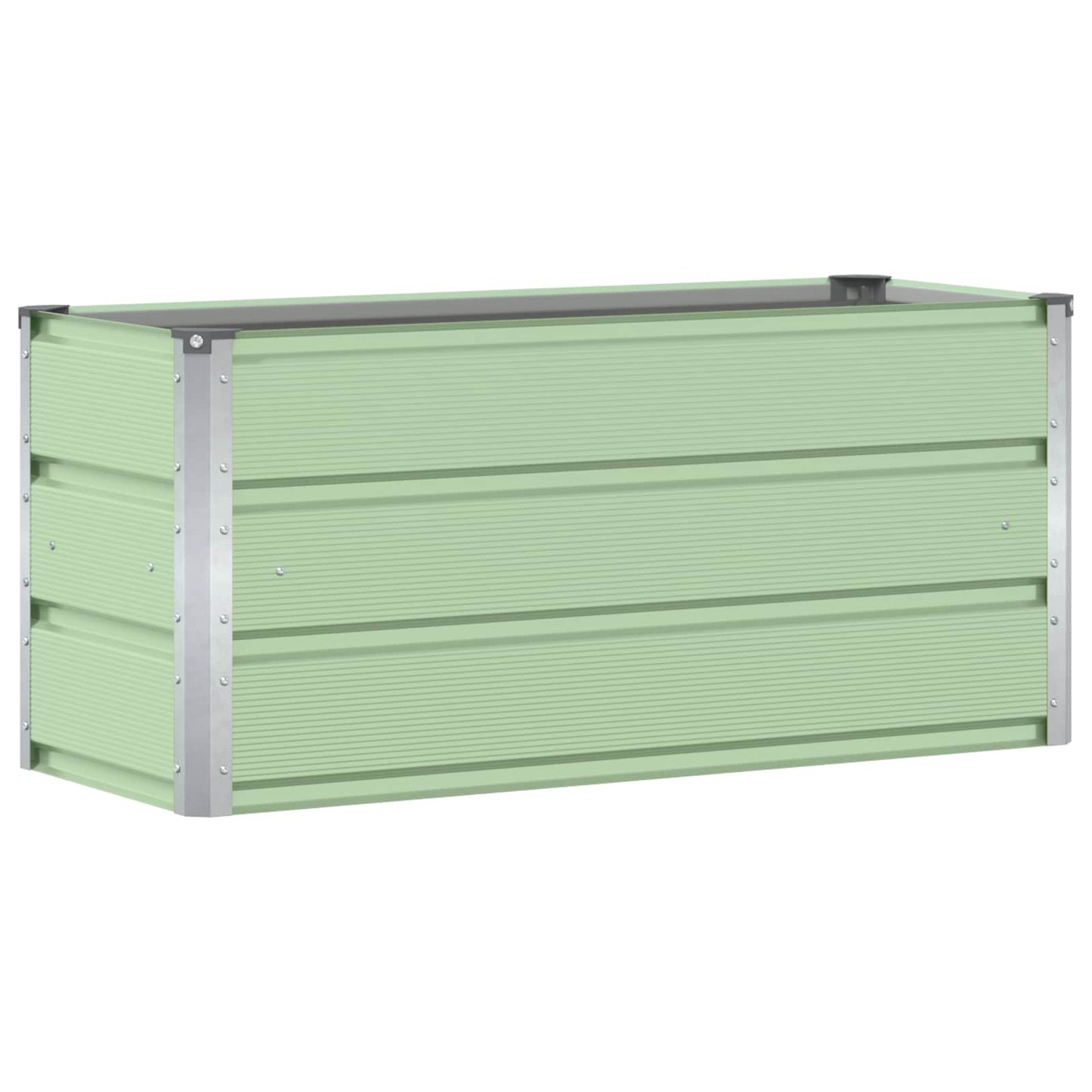 Planteringskärl Grön 100 x 40 x 45 cm Stål