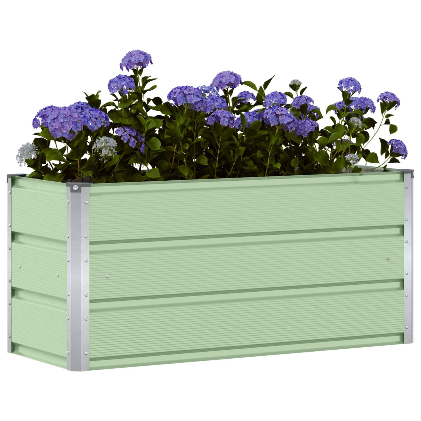 Planteringskärl Grön 100 x 40 x 45 cm Stål