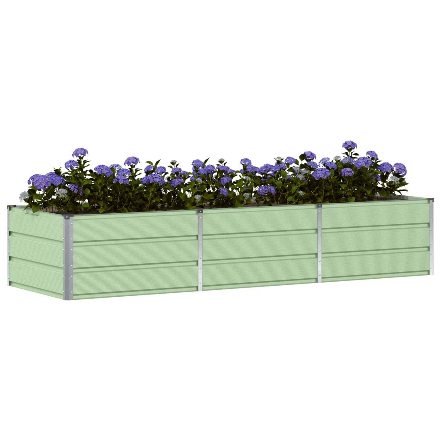 Planteringskärl Grön 240 x 80 x 45 cm Stål