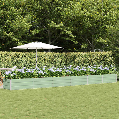 Planteringskärl Grön 600 x 80 x 45 cm Stål