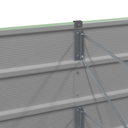 Planteringskärl Pastellgrön 480 x 50 x 45 cm Galvaniserat Stål