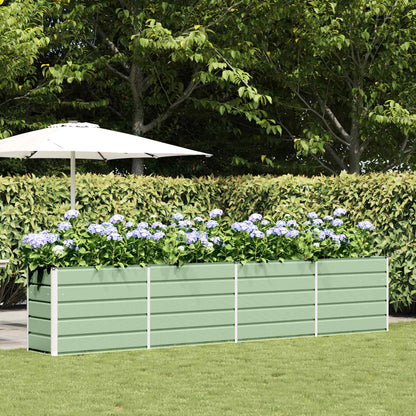 Planteringskärl Pastellgrön 480 x 50 x 45 cm Galvaniserat Stål