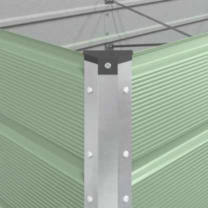 Planteringskärl Pastellgrön 195 x 100 x 45 cm Galvaniserat Stål