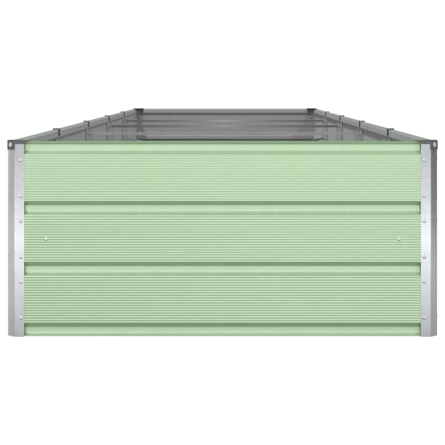 Planteringskärl Pastellgrön 195 x 100 x 45 cm Galvaniserat Stål