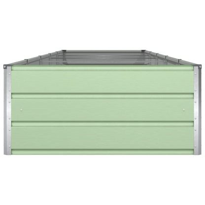 Planteringskärl Pastellgrön 195 x 100 x 45 cm Galvaniserat Stål