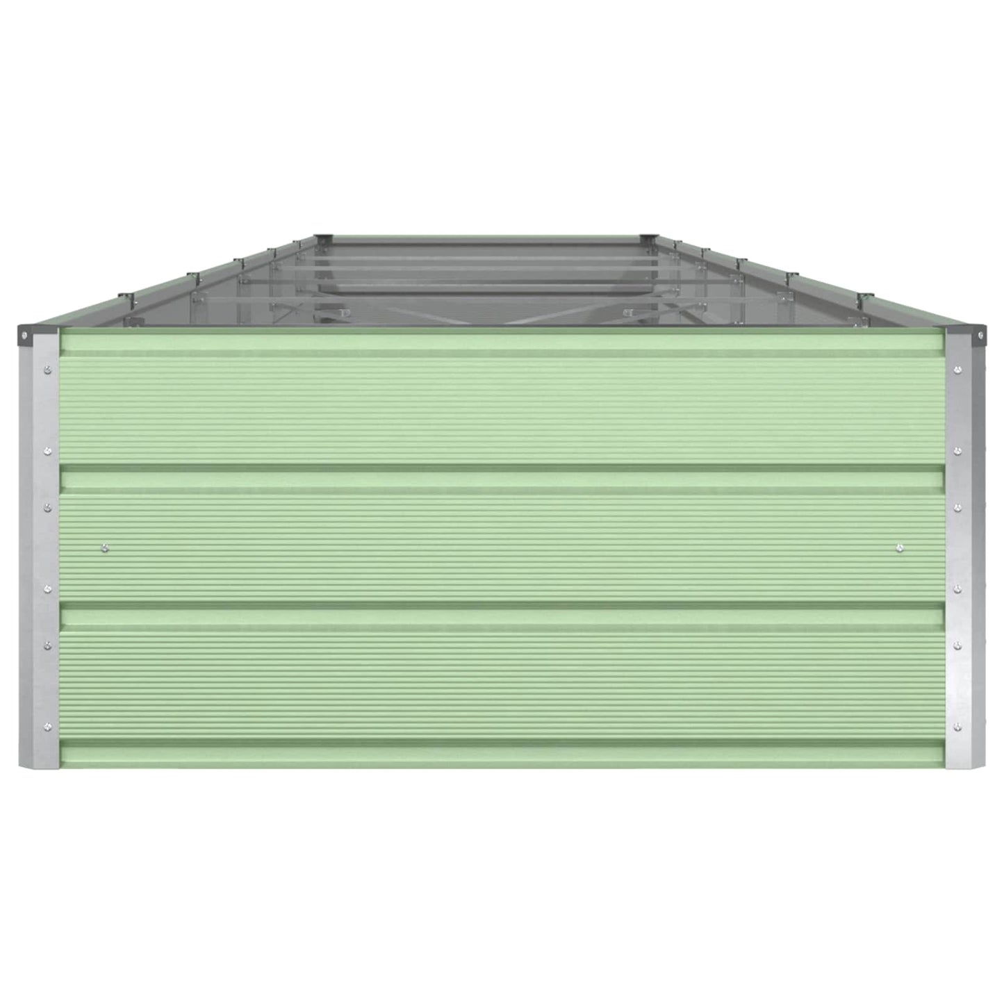 Planteringskärl Pastellgrön 195 x 100 x 45 cm Galvaniserat Stål