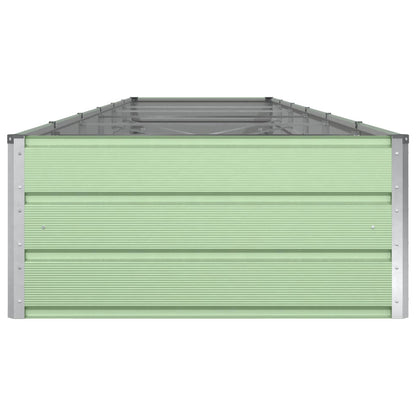 Planteringskärl Pastellgrön 195 x 100 x 45 cm Galvaniserat Stål