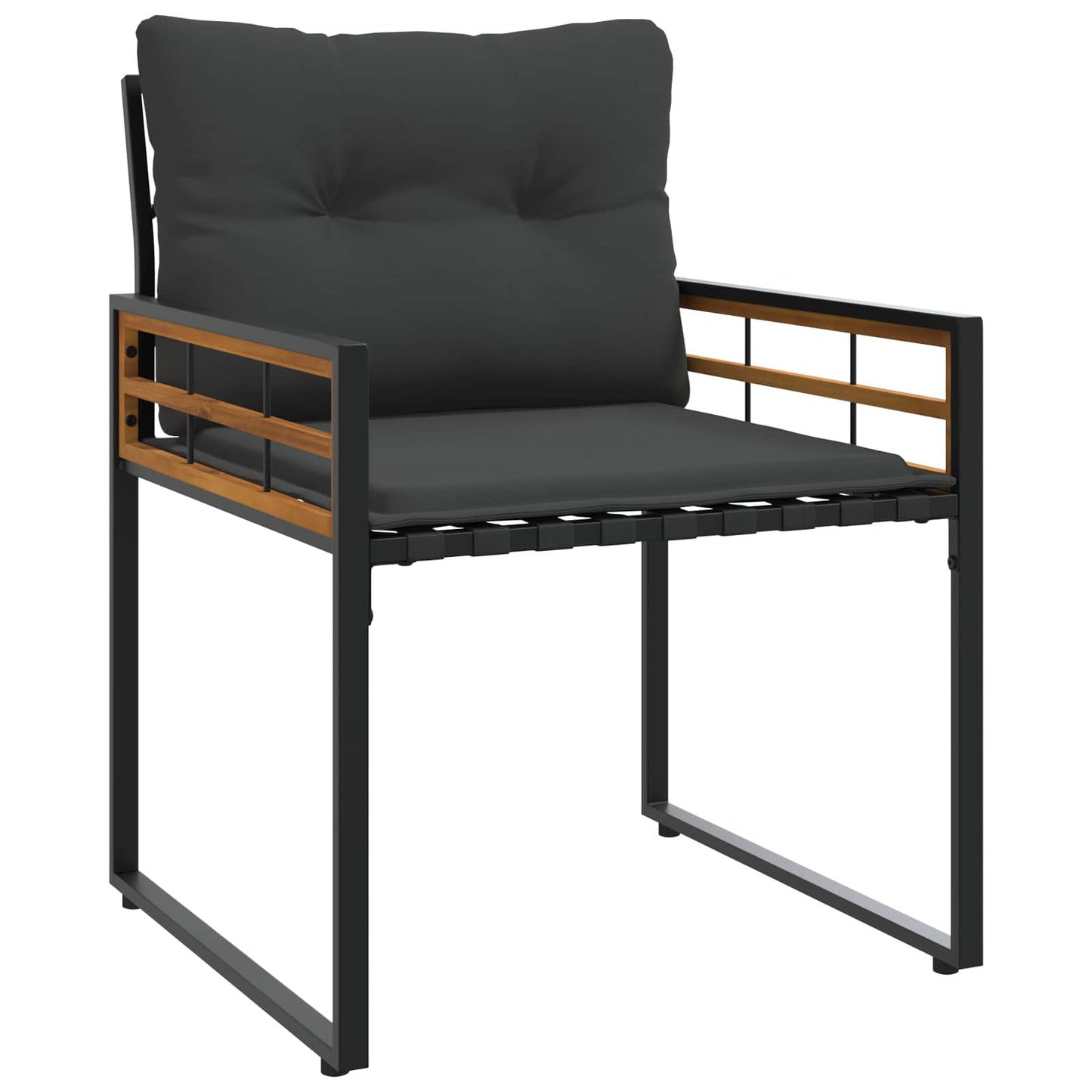 Utemöbelset med kudde 3 pcs Dim grå