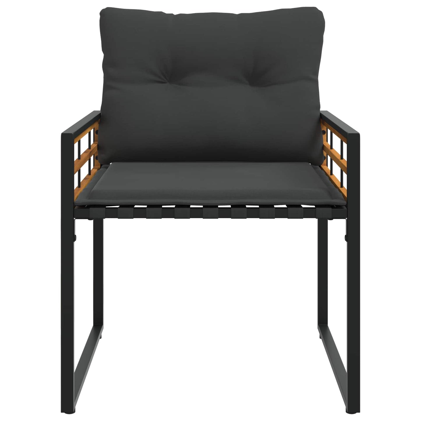 Utemöbelset med kudde 3 pcs Dim grå