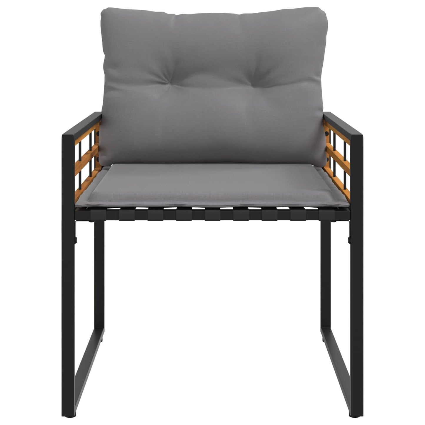 Utemöbelset med kudde 3 pcs Ljusgrå