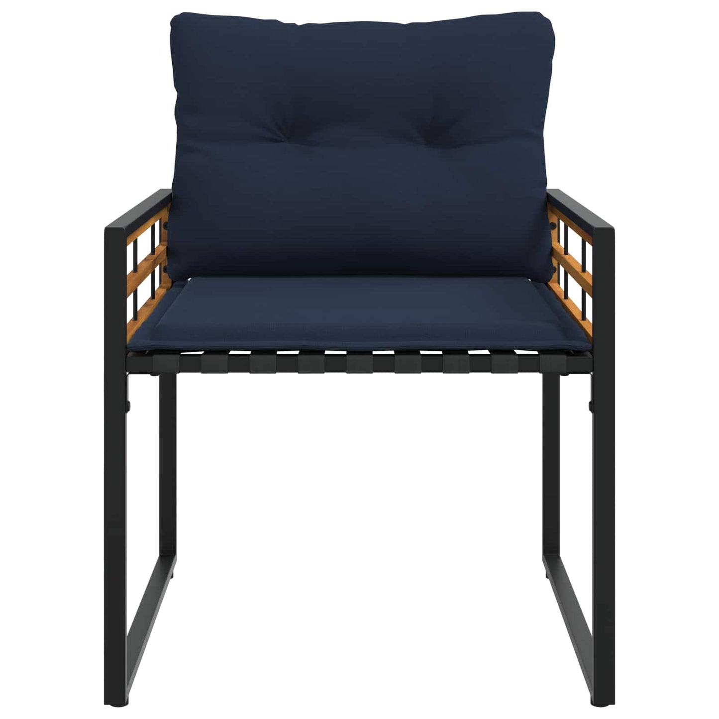 Utemöbelset med kudde 3 pcs Marinblå