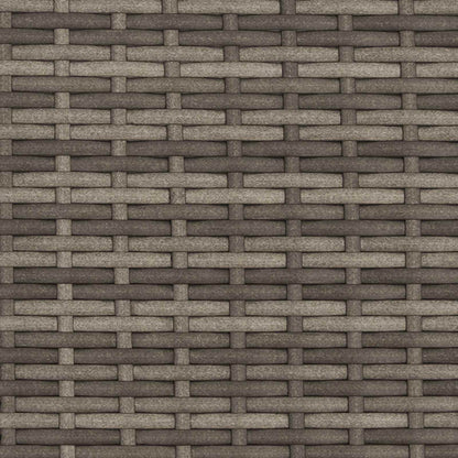 bänk med kudde Grå och mörkgrå 115 x 65 x 72 cm Rotting