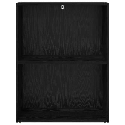 Hyllsystem Svart Ek 60 x 30 x 76.5 cm Konstruerat trä