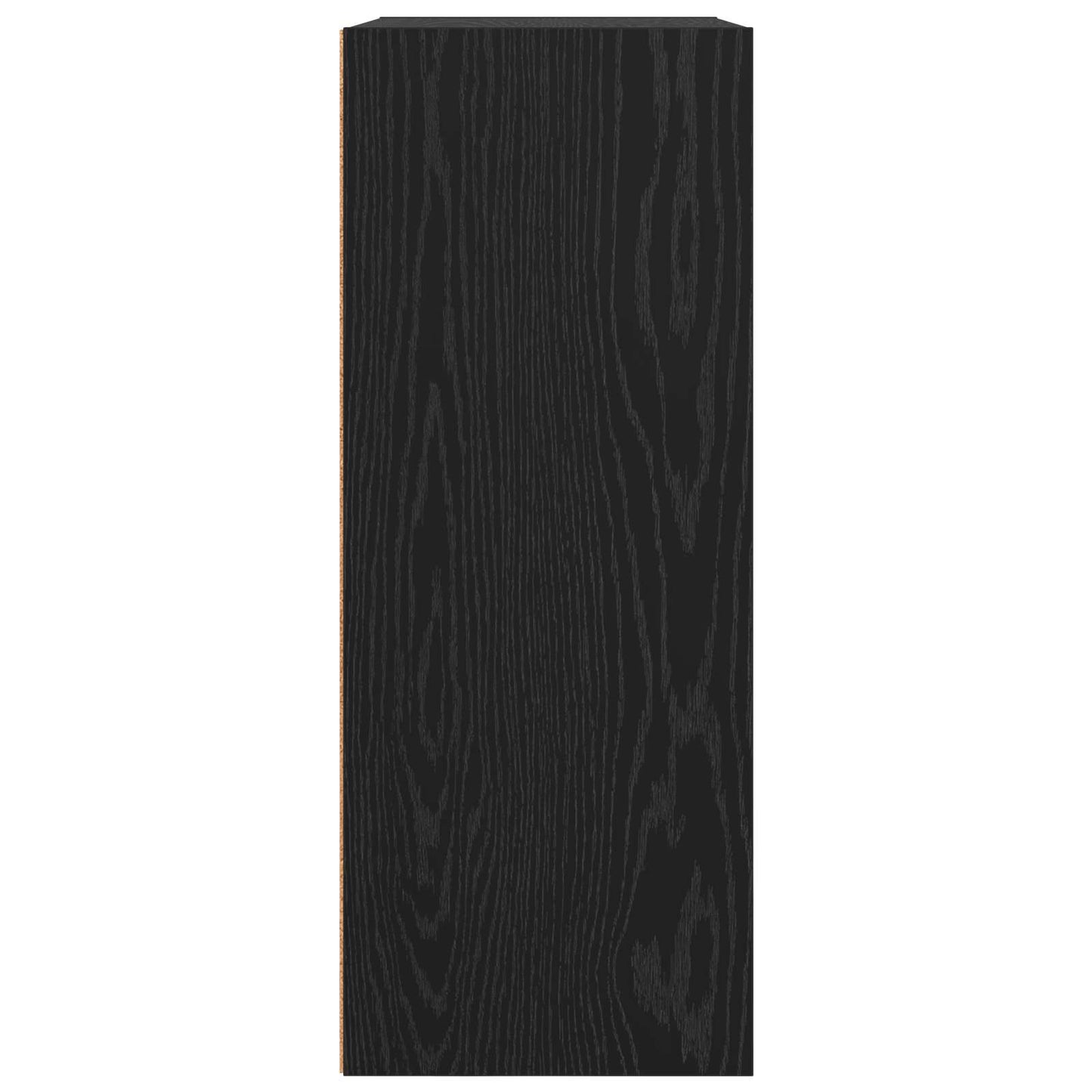 Hyllsystem Svart Ek 60 x 30 x 76.5 cm Konstruerat trä