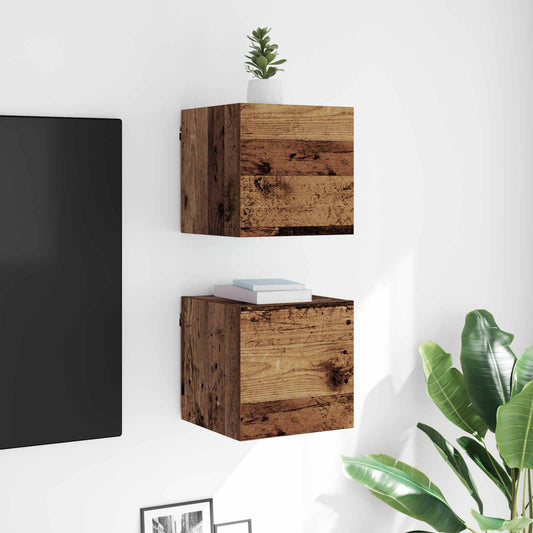 TV-skåp Gammalt trä 30,5 x 30 x 30 cm Konstruerat trä