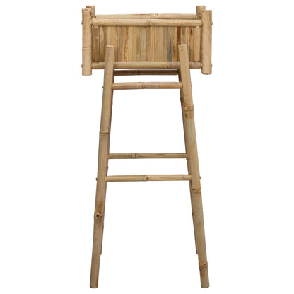 Trädgårdsplanta med hållare Naturfärg 50 x 38 x 114 cm Bambus