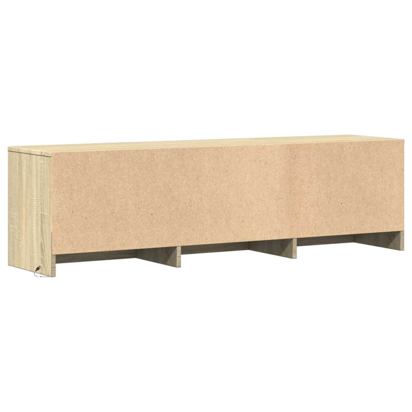 TV-skåp med led Sonoma 140 x 34 x 40 cm Konstruerat trä