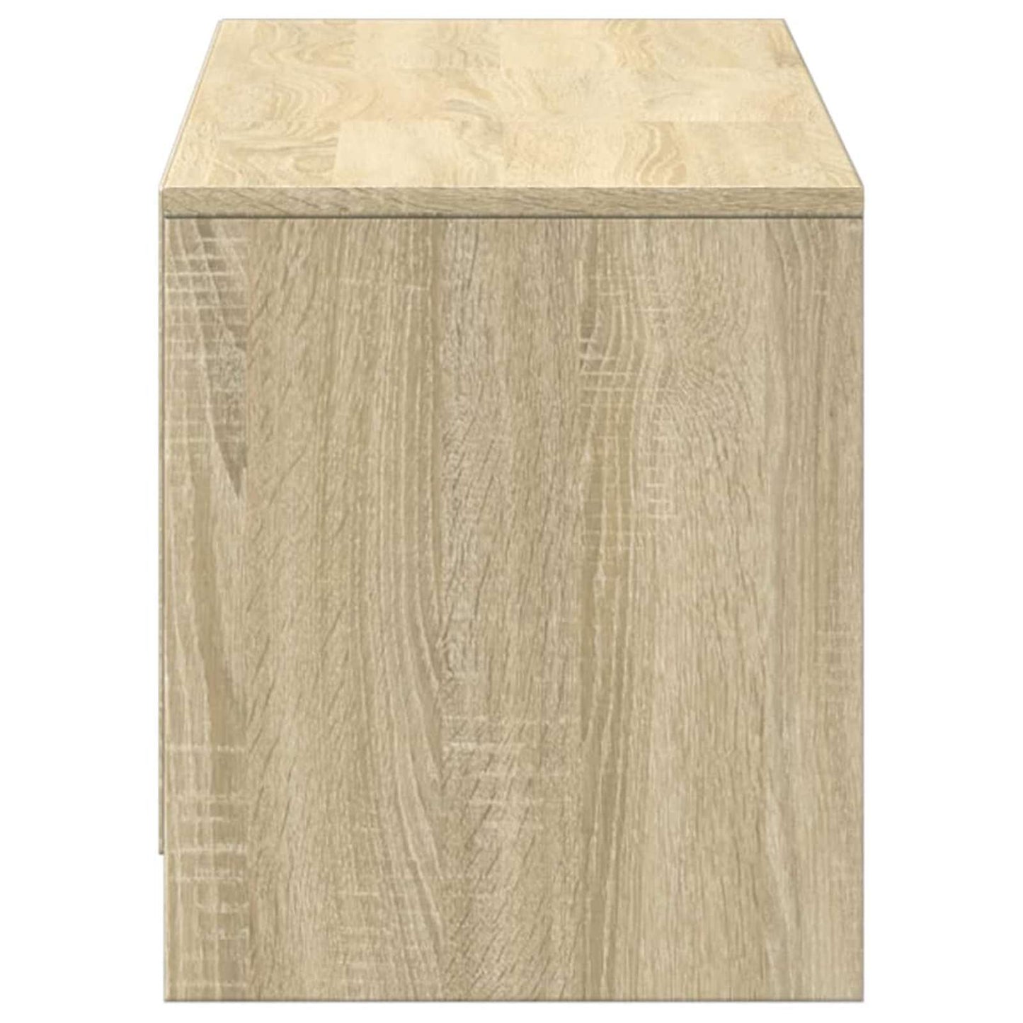 TV-skåp med led Sonoma 140 x 34 x 40 cm Konstruerat trä