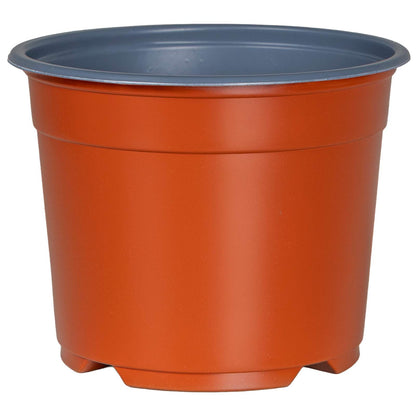 Rund Blomkruka 100 pcs Terracotta Ø 10 x 8 cm Plast
