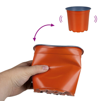 Blomkruka 50 pcs Terracotta Ø 15 x 13 cm Plast