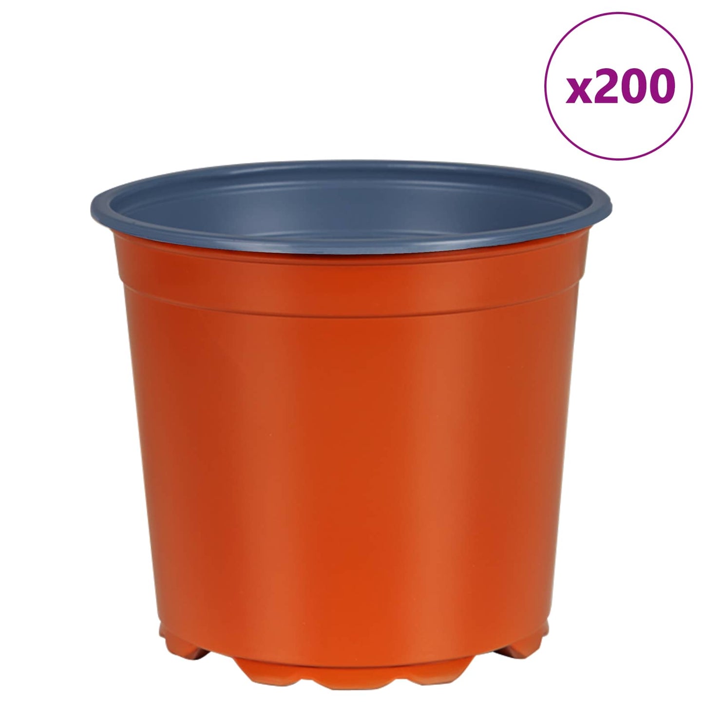 Blomkruka 200 pcs Terracotta Ø 15 x 13 cm Plast