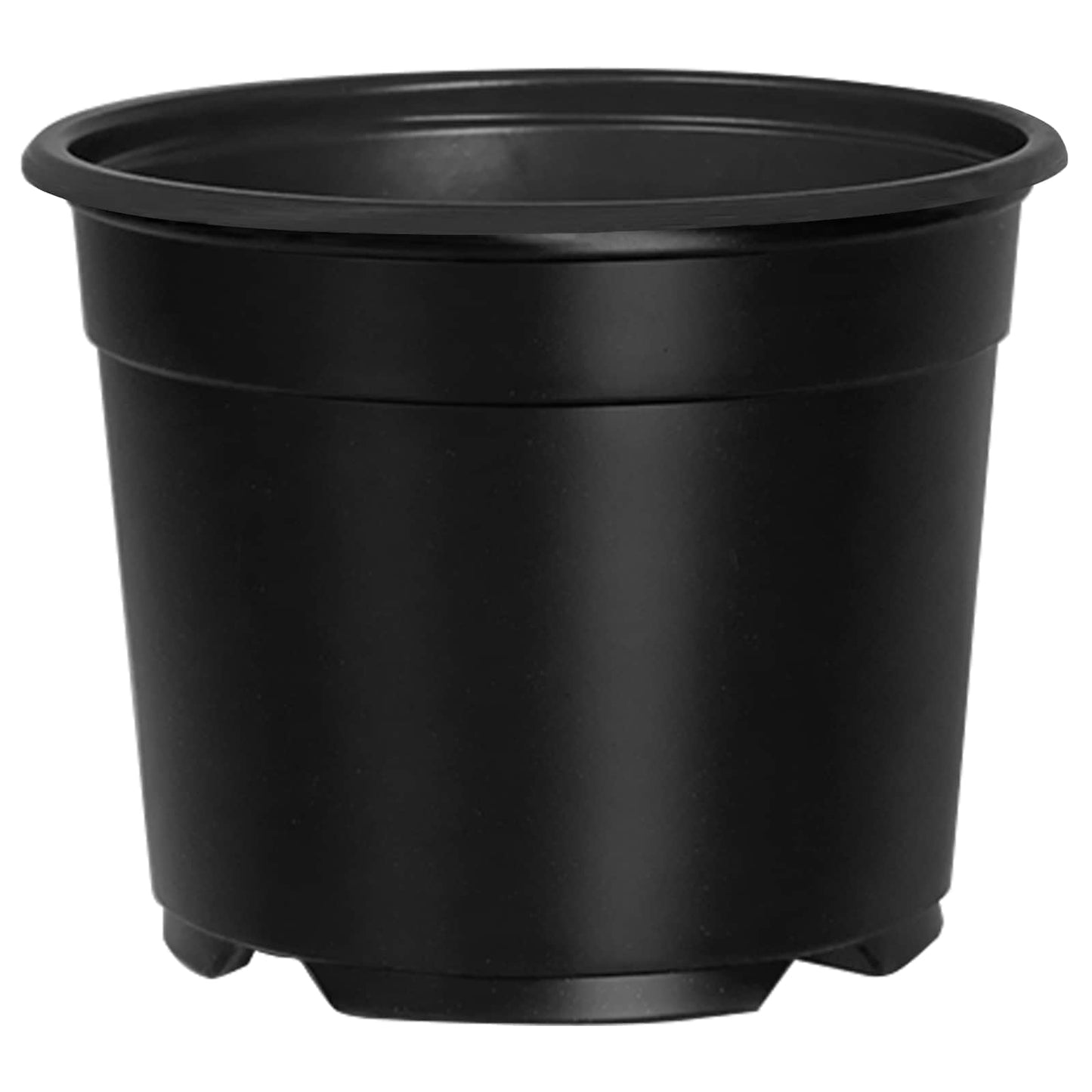 Rund Blomkruka 50 pcs Svart Ø 10 x 8 cm Plast