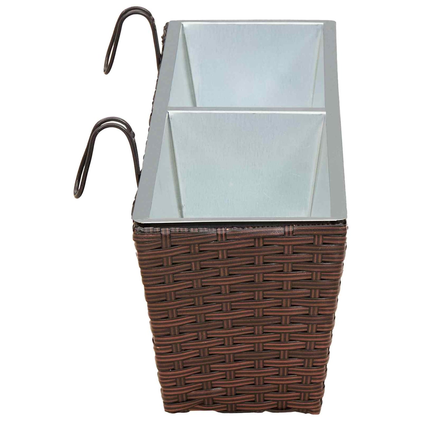 Räcke 2 pcs 80 x 17 x 17 cm Metall