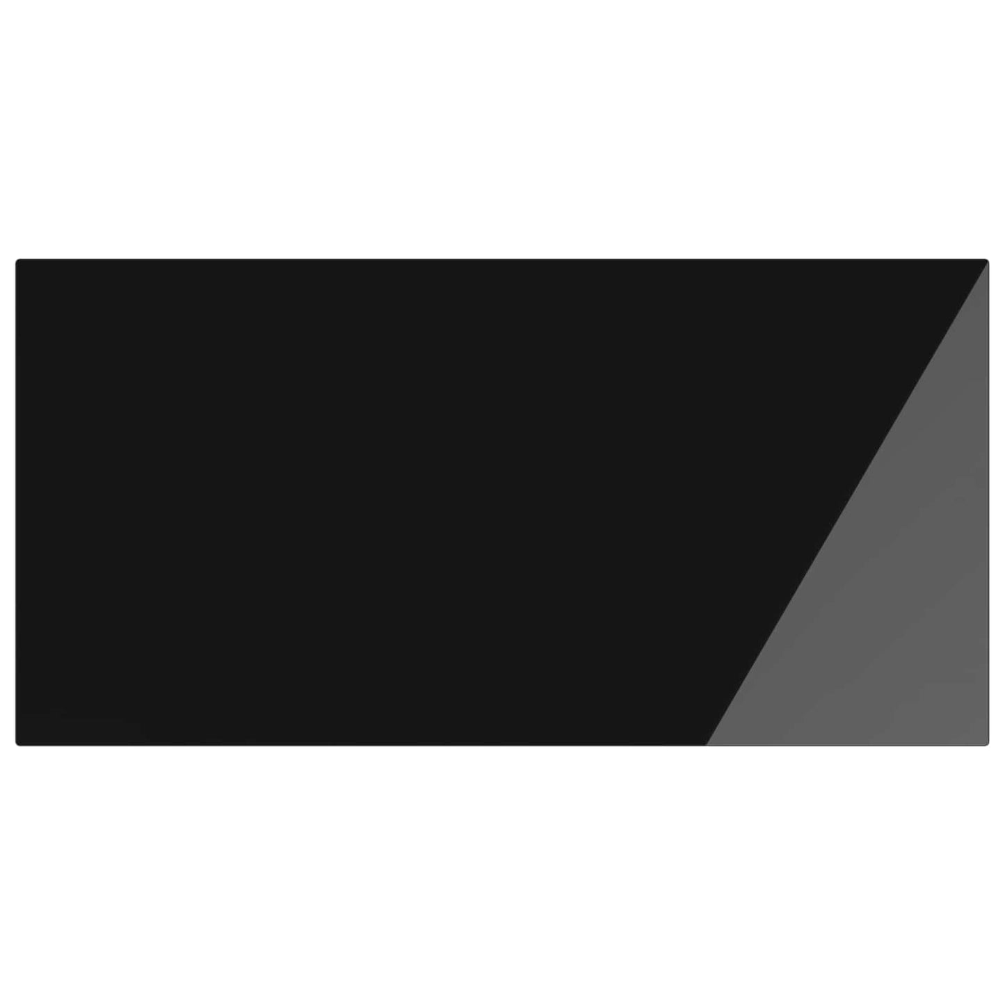 Bordsskiva 4 pcs Svart Glas