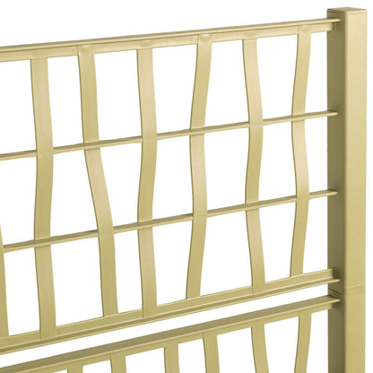 Trädgårdsplanterare med trellis Grön 80 x 36 x 140 cm PP