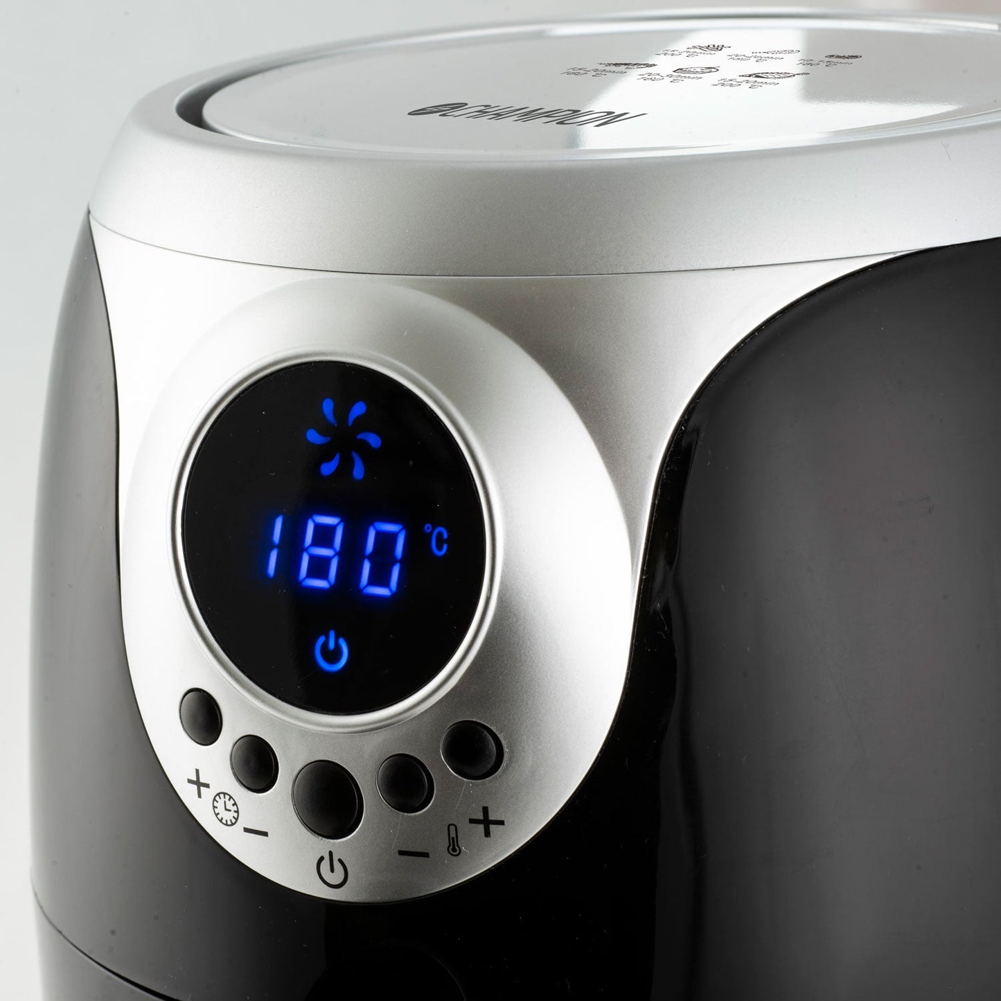 Champion Air Fryer Mini 2,0L 1000W Svart/Silver