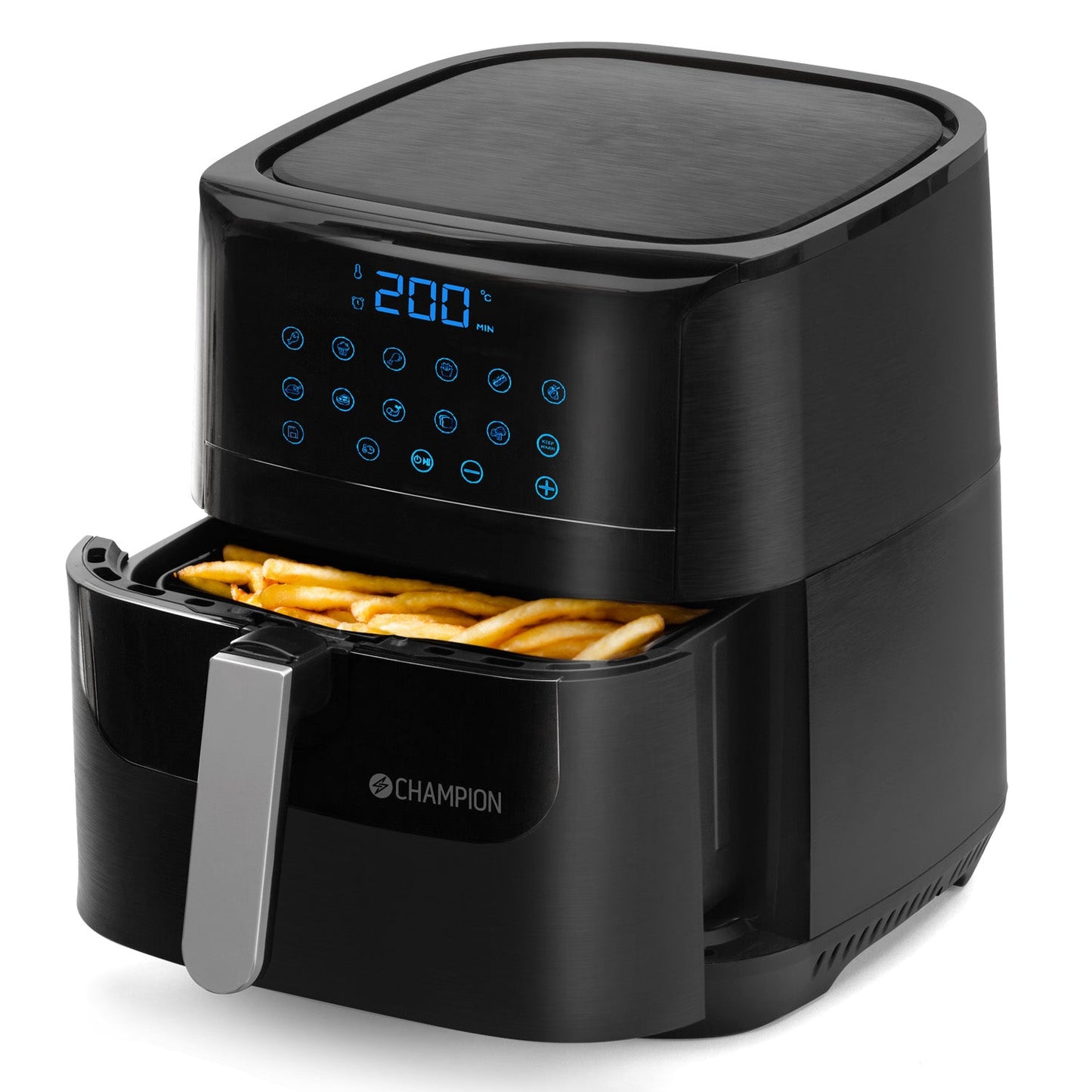 Champion Air Fryer XL Ceramic 5,5L 1800W Svart