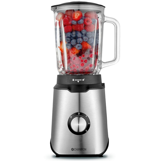 Champion Blender 1,5L 600W Glaskanna Rostfri