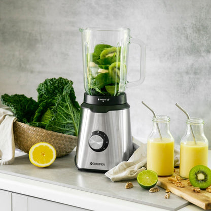 Champion Blender 1,5L 600W Glaskanna Rostfri