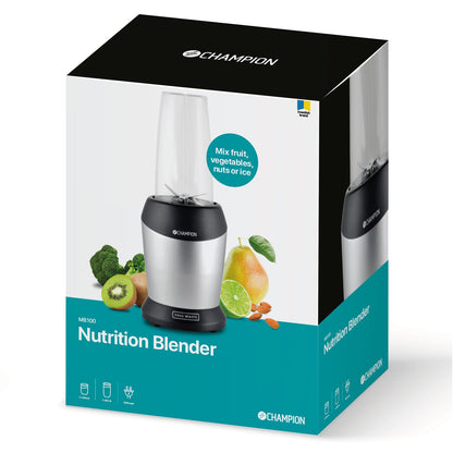 Champion Nutrition Blender 1000W Svart/Silver