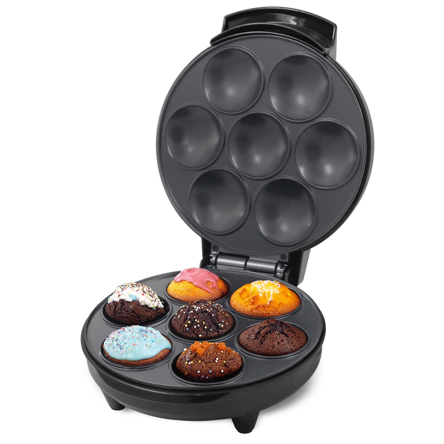 Champion Muffin Maker Ceramic 7 Muffins 700W Svart