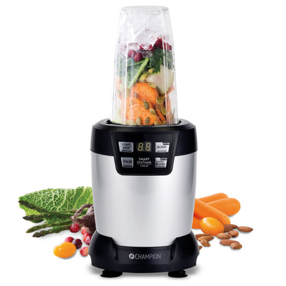 Champion Nutrition Blender Pro Digital 1200W Svart/Silver