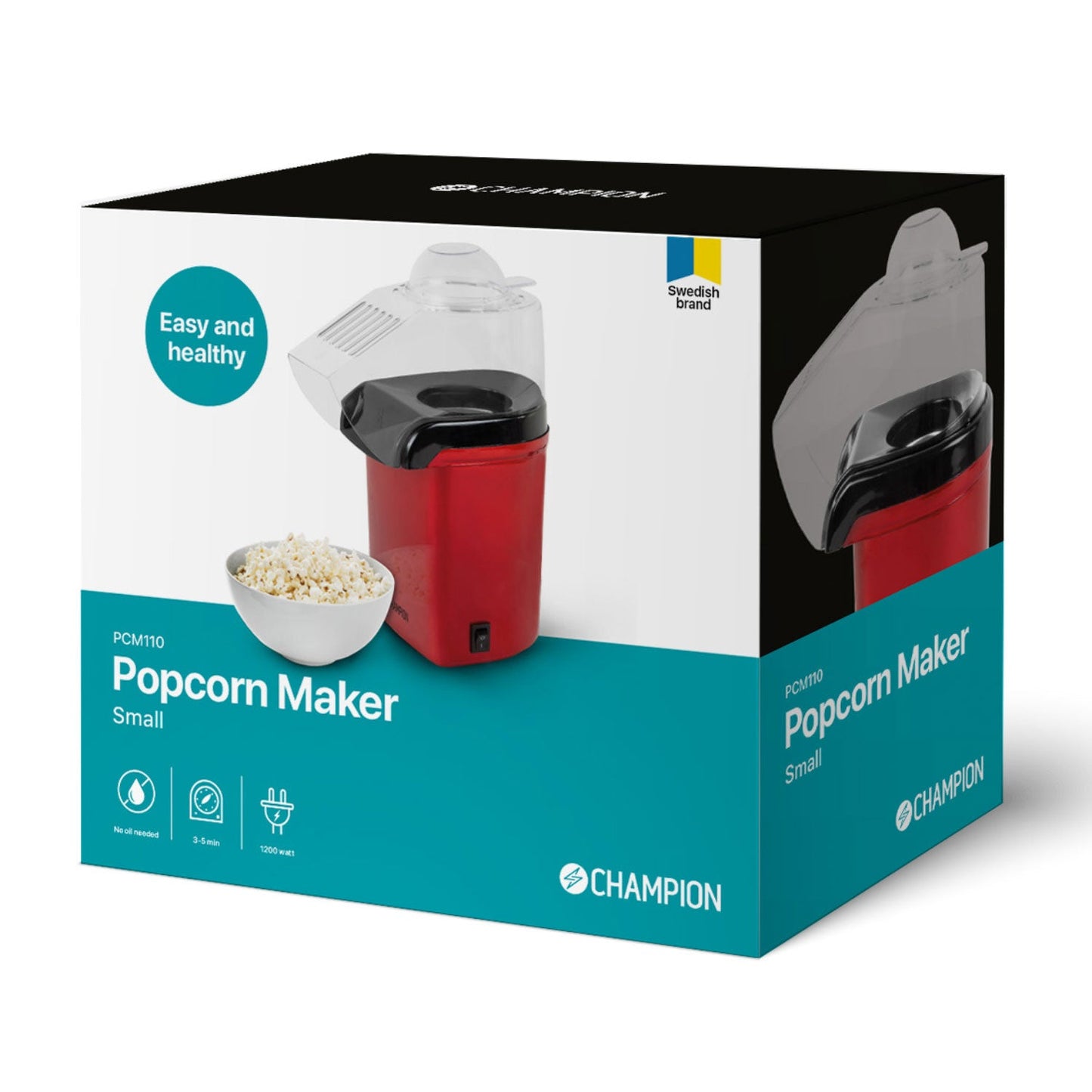 Champion Popcornmaskin Small Röd