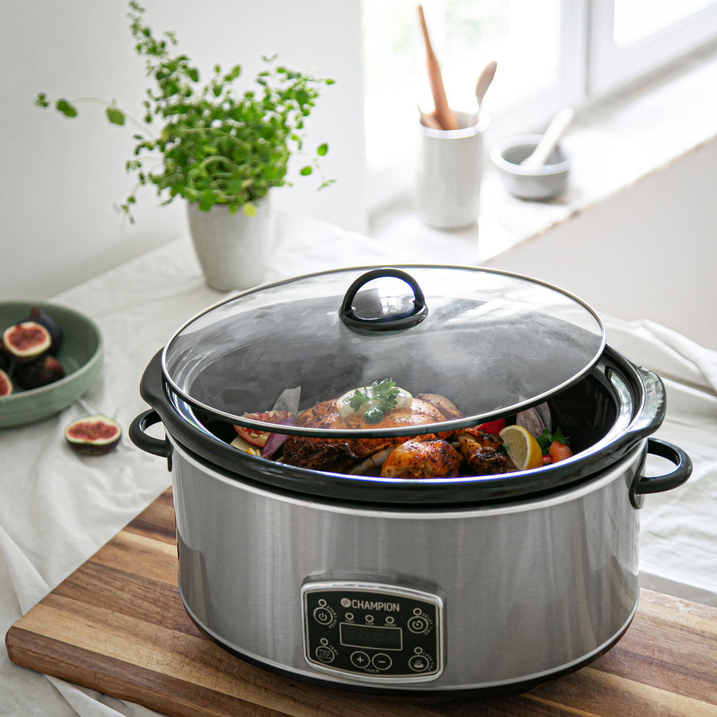 Champion Slowcooker 4,5L 280W Rostfri